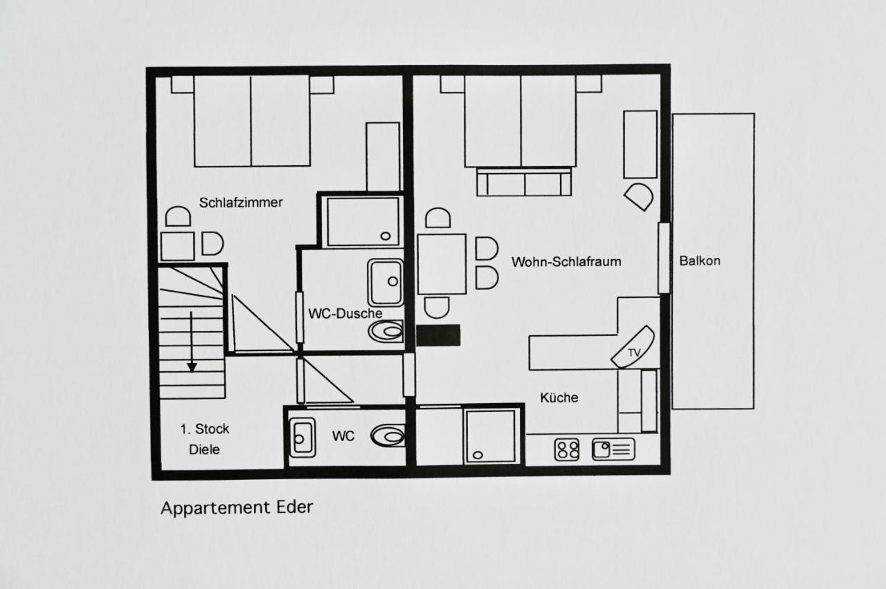 Appartement Eder Lahn Exterior photo
